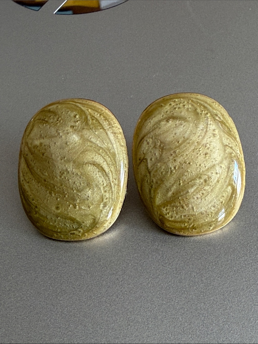 Gold-Tone Swirl Clip-On Earrings - Women Jewelry